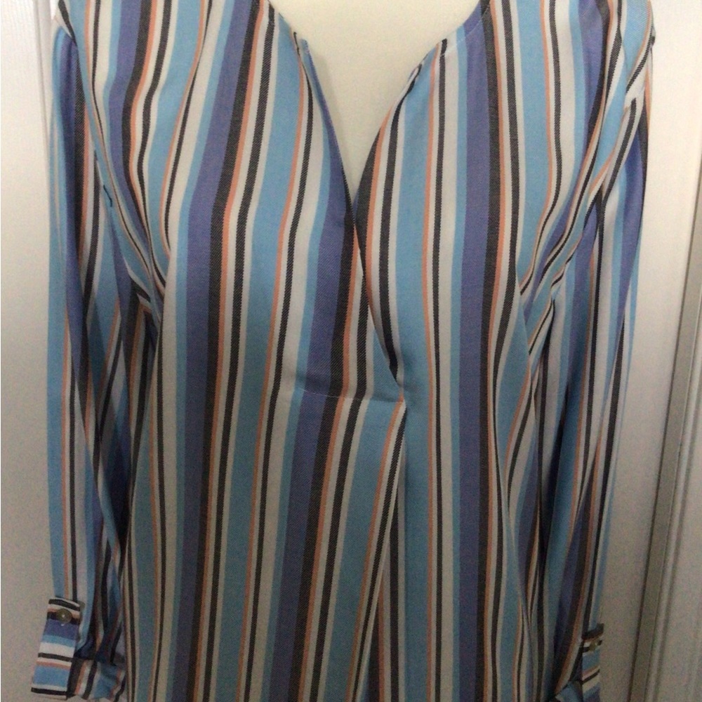Ruby Rd. pleated front tunic - Picture 2 of 4